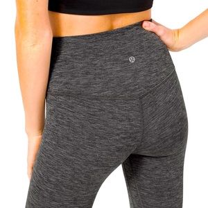 Lululemon size 4 (25”) align leggings in heather grey **like new